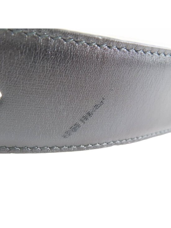 Dior Dlogo Buckle Leather Belt Black Silver main image 7